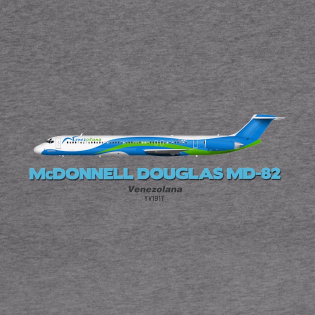 McDonnell Douglas MD-82 - Venezolana by TheArtofFlying